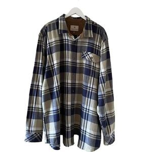 Legendary Whitetails Men’s Shirt Tall Flannel Button Cotton SZ 3XT # 1632